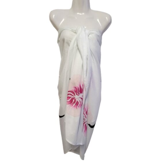 Cover-Ups Swimsuit Cover Ups, Beachwear Wraps, Halter or Strapless Wrap Dress - Picture 6 of 7